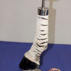 Zebra Foot Lamp